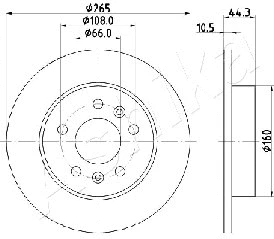 Brake Disc (61-00-0707)