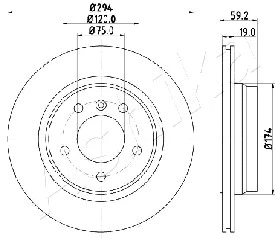 Brake Disc (61-00-0109)