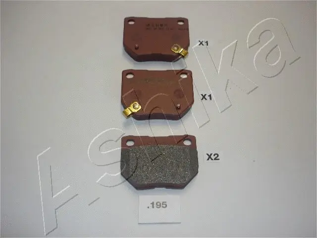 Brake Pad Set, disc brake (51-01-195)