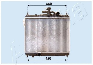 Radiator, engine cooling (RDA283093)