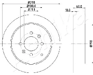 Brake Disc (61-00-0616)
