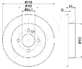 Brake Disc (61-00-0132)