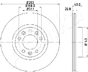 Brake Disc (60-00-0634)