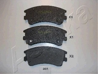 Brake Pad Set, disc brake (50-03-307)
