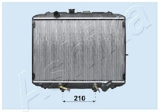 Radiator, engine cooling (RDA283058)