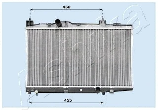 Radiator, engine cooling (RDA153009)
