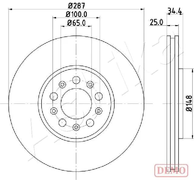 Brake Disc (60-00-0901C)