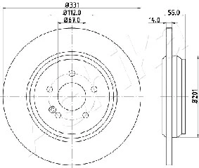 Brake Disc (61-00-0523)