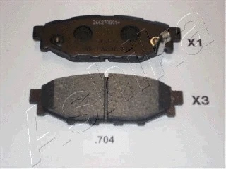 Brake Pad Set, disc brake (51-07-704)