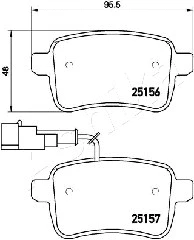 Brake Pad Set, disc brake