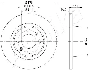 Brake Disc (61-00-0604)