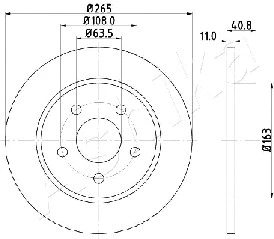 Brake Disc (61-00-0300)