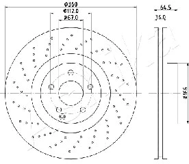 Brake Disc (60-00-0527)