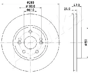 Brake Disc (60-00-0711)