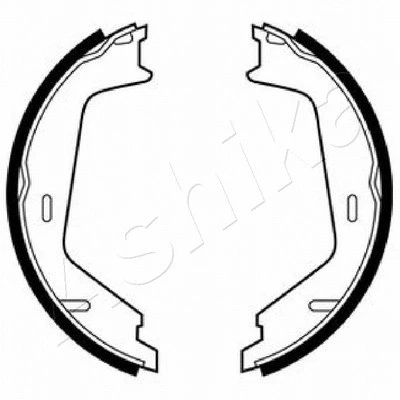 Brake Shoe Set, parking brake (55-00-0319)