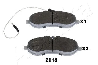 Brake Pad Set, disc brake (50-02-2018)
