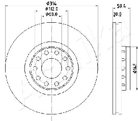 Brake Disc (60-00-0924)