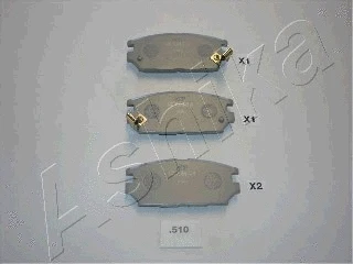 Brake Pad Set, disc brake (51-05-510)