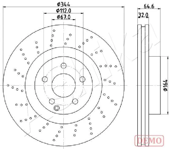 Brake Disc (60-00-0558C)