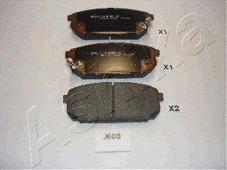 Brake Pad Set, disc brake (51-0K-K03)