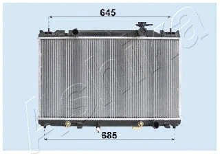 Radiator, engine cooling (RDA153118)