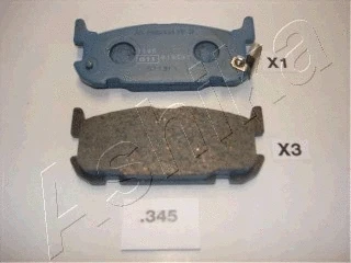 Brake Pad Set, disc brake (51-03-345)
