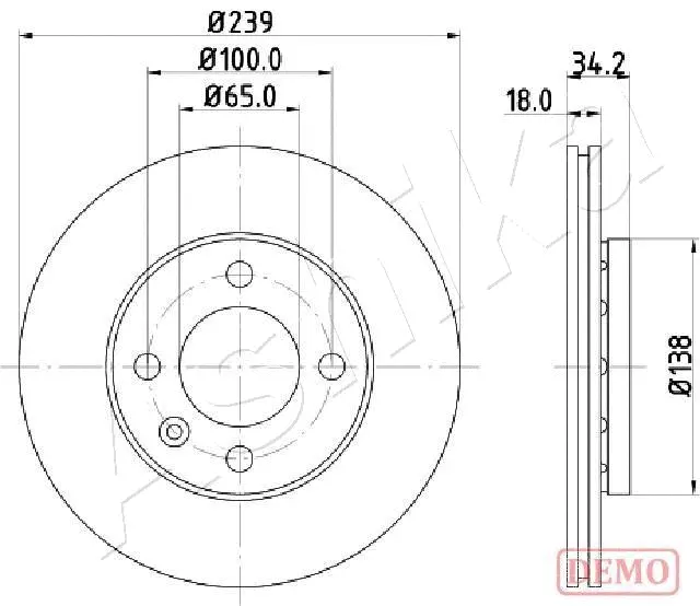 Brake Disc (60-00-0952C)