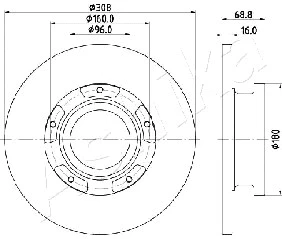 Brake Disc (61-00-0312)