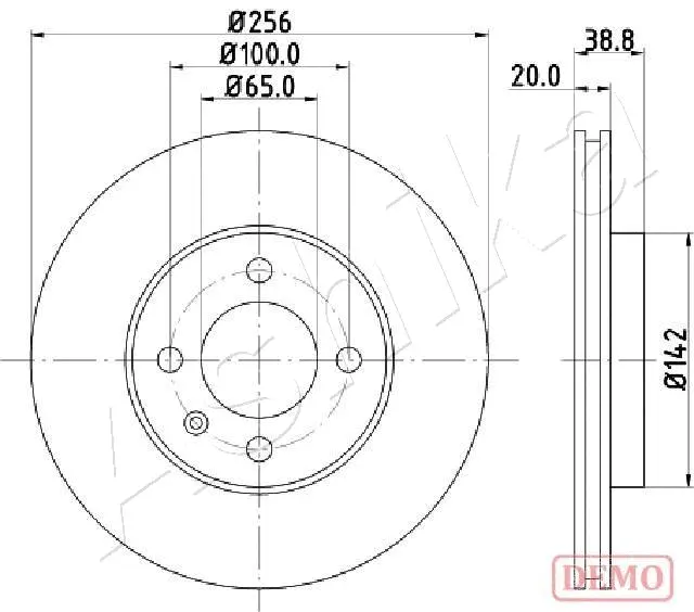 Brake Disc (60-00-0935C)