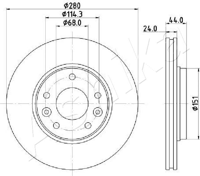 Brake Disc (60-01-181C)