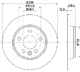 Brake Disc (61-00-0926)