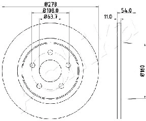 Brake Disc (61-00-0311)