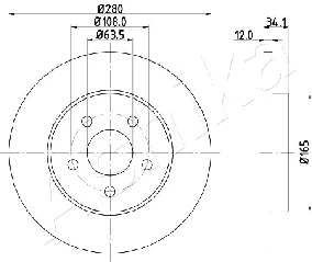 Brake Disc (61-00-0309)