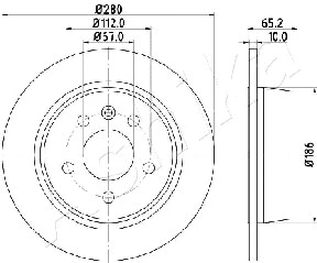 Brake Disc (61-00-0530)