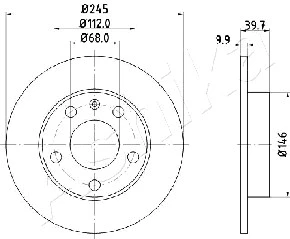 Brake Disc (61-00-0929)