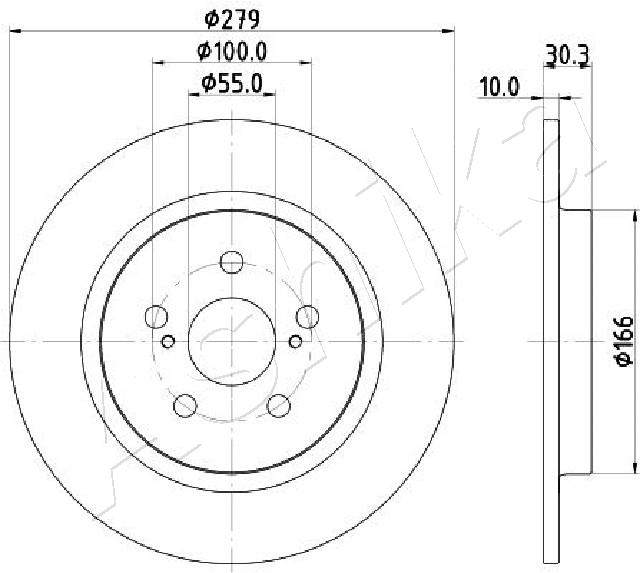 Brake Disc (61-02-275C)