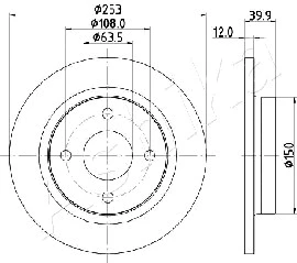 Brake Disc (61-00-0329)