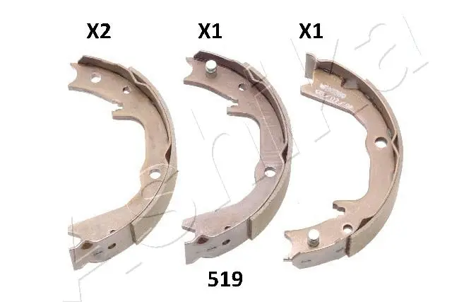 Brake Shoe Set, parking brake (55-05-519)