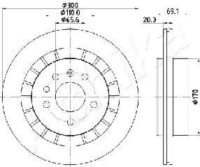 Brake Disc (61-00-0409)