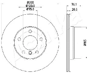 Brake Disc (61-00-0135)