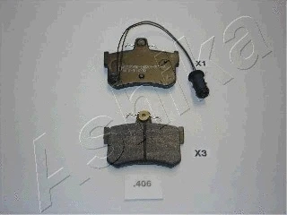 Brake Pad Set, disc brake (51-04-406)