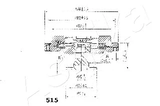 Clutch, radiator fan
