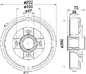 Brake Drum (56-00-0401)