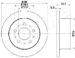 Brake Disc (61-00-0609)