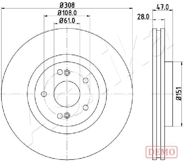Brake Disc (60-00-0703C)