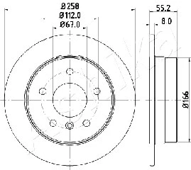 Brake Disc (61-00-0500)