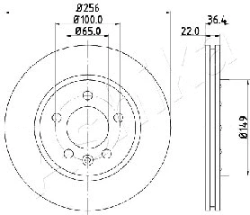Brake Disc (61-00-0931)