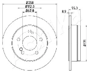 Brake Disc (61-00-0504)