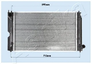 Radiator, engine cooling (RDA153111)
