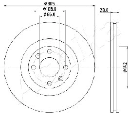 Brake Disc (60-00-0631)